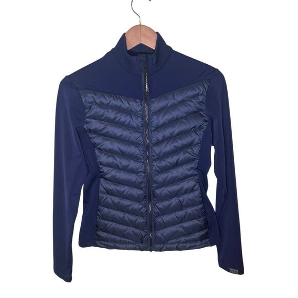 CAPRANEA Madrisa Midlayer Quilted Full Zip Lightweight Hiking Track Jacket Small - Picture 1 of 15